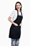 Waterproof Dishwashing Apron Kitchen Restaurant Waiter Chef Hanging Apron Stain Water Liquid Repellent Nano Apron with Pockets - 2