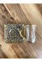 Leopard Pattern Square Handle Tea Set - 2