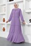 LILA Model Dress - Stitching Detail - 3