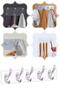 5-Piece Self-Adhesive Strong Transparent Hanger - Door Back Kitchen Wall Bathroom Hanger - 2