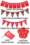 National Holiday Ornament Package Ataturk Pennant Turkish Flag Balloon Stick Flag April 23 October 29 Ornament