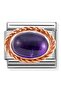 9K Rose Gold Amethyst Classic Composable Link - 430507 /35