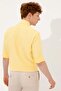 Men's Light Yellow Shirt Long Sleeve Basic - 5