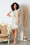 Lemon Patterned Tasseled Viscose Combed Casual Dress - 3