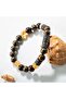 Certified Certified Citrine Bronzite Pyrite Natural Stone Self-Confidence Bracelet - 5