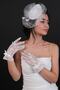 White Ribbon Detailed Costume Gloves and Cap Set - 6