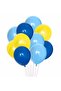 Best Construction Bucket Themed Blue Number Balloon Set Age 3 - 3