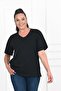 Women's V-Neck Basic T-shirt 1297-22 - 3