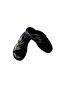 Genuine Leather Black Braided Slippers