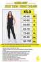 Women's Thermal Bottom - Top Undershirt and Leggings Set, Thermal Sports Sauna Effect Undershirt Leggings Set - 6
