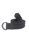 Unisex 3-Piece Leather Detailed Green Brown Black Woven Tactical Sport Canvas Cloth Belt with Double D Buckle - 4