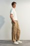 Mink Loose Fit Paçası Tie-Detail Cargo Pants Tmnss23Pl00035 - 3