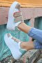 حذاء رياضي نسائي بنعل سميك وشريط فيلكرو - 3