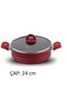 Teflon Pot with Glass Lid in the Home, Double Handle Pot, Carnivorous Pot, Cropped Pot