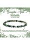 Certified Mossy Agate 6mm Natural Stone Bracelet