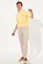 Men's Light Yellow Shirt Long Sleeve Basic - 2