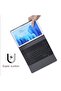 متوافق مع حافظة لوحة المفاتيح اللاسلكية Samsung Galaxy Tab S6 Lite P610 10.4 بوصة P615 P617 - 3