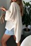 Women's Cotton Fabric Oversize Asymmetric Cut Low Sleeve Shirt - 8