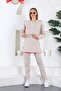 طقم رياضي نسائي من Trend Style باللون البيج - 3