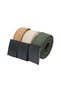 Unisex Tactical Men's Women's Youth 3-Piece Black Buckle Tan Beige Green Sports Canvas Cloth Belt