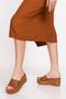 Women's Slippers - Genuine Brown Leather