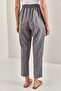 Women's Gray Buttoned Pocket Trousers 50011024 - 3