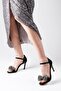 Brigit Black Color Women's Heeled Evening Shoes - 3