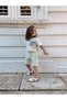 Green Muslin Pocket Detailed Unise Children's Shorts Set - 5