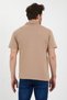 Beige Tight/slim Fitt Polo Neck Tshirt - 5