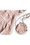 Daisy Embroidery Embroidered Muslin Fabric Girls Summer Dress And Bag - 3