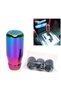 Chameleon Neo Manual Gear Lever with Universal Metal Sport Look Gear Shift Knob Apparatus - 5