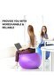 65 Cm Luxury Pilates Ball and Bidirectional Pump Set Quality Material Yoga Exercise Ball - 4