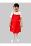 Girl's Dress/Floral Embroidered/shirted Salopet Dress/Muslin Dress