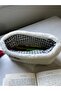 Cute Dog Plush Washable Zippered Gingham Lined Cloth Pen Holder Pencil Case Makeup Bag - 5