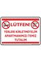 25X35Cm/Phosphorescent Composite/Please! Let's Not Pollute the Places We Live in and Keep Our Apartment Clean.