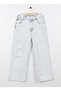 Elastic Waist Light Blue Women's Denim Trousers 232 Lcg 121001   Maldives Light Blue