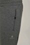 Ct121 Waist Ribbed Pocket Zippered Skinny Legs Tracksuit Bottom - 4