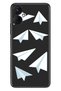 Spark 9t Case Silicone Patterned Illustrated Uv Cover Paper Airplane - 2