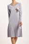 Women's Gray Nightgown - 4