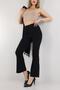 Black Flared Trousers - 3