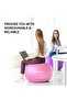 65 cm Pilates Ball and Bidirectional Pump Set Quality Material Yoga Exercise Ball - 4