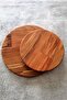 Serving Plate Beech Plate 2-Piece Cutting Board Breakfast Plate - 4