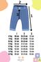 Lycra Wide Fit Detailed Wide Leg Girls' Denim Trousers 6626-6627 - 2