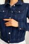 Women's Tasseled Design Denim Jeans Jacket - 7