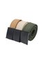 Unisex Tactical Men's Women's Youth 3-Piece Black Buckle Tan Beige Green Sports Canvas Cloth Belt - 2