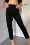 Mom Black High Waist Stretchy Jeans Sonc