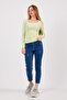 Women's Light Green Square Neck Camisole Blouse