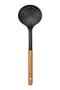 Black Series Special Service Set - Ladle, Spoon, Colander and Spatula Crusher Whisk - 6