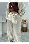Stone Linen Shalwar Trousers - 2