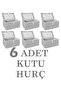 6 Pieces Box with Lid Storage Bag Maxi Size 50*40*30* Multi-Purpose Box Storage Bag